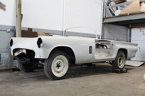 1957 ford thunderbird d code restoration project