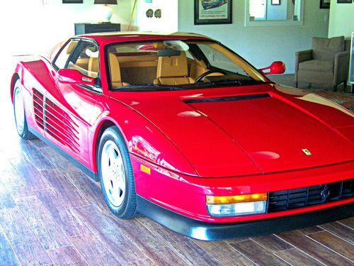 1989 ferrari testarossa base coupe 2-door 4.9l