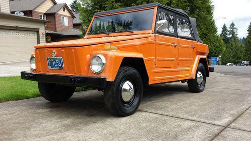 1974 volkswagen thing convertible new 1600cc engine no reserve