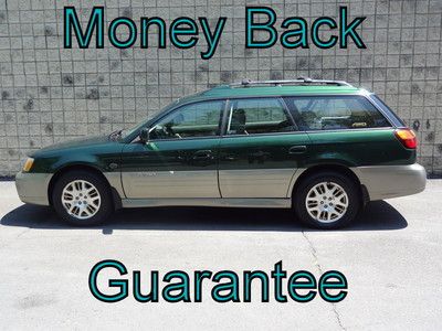 Subaru outback wagon l.l.bean ed 4wd leather 2 sunroofs heated seats no reserve