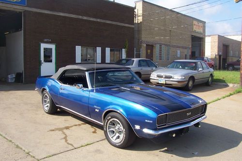 1968 camaro convertible rs hideaway headlights 327 4 speed tilt wheel 12 bolt