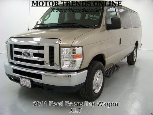 2011 ford econoline e350 e-350 xlt 15 pass am fm cd rear ac 41k houston texas