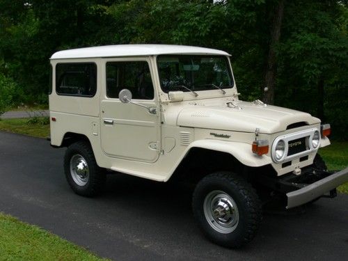 Toyota fj40 landcruiser restored 2nd owner 75k mint  fj 40 1977 ambulance doors