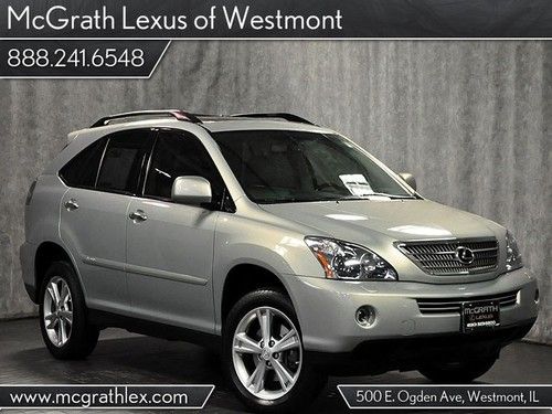 2008 rx400h hybrid awd navigation lexus certified gas saver