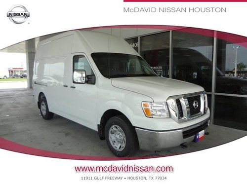 2013 nissan nv2500sv  highroof v8 loaded!!! best deals in the usa!!