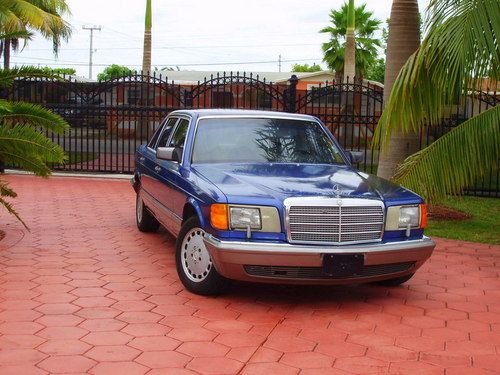 Mercedes benz 560 sel leather, mid night blue, 4 door