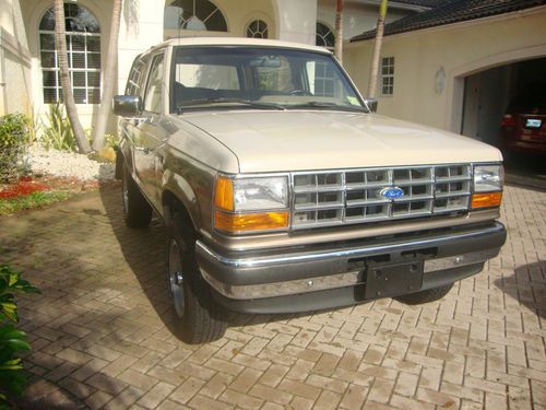 1989 ford bronco ii xlt sport utility 2-door 2.9l