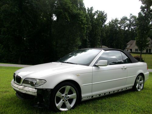 2004 bmw 325ci  convertible salvage damaged repairable