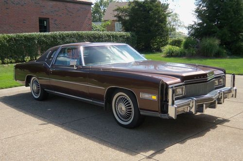 1977 cadillac eldorado base coupe 2-door 7.0l