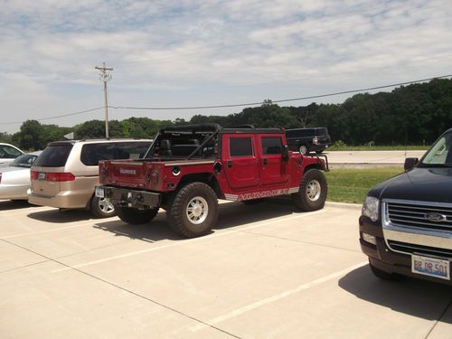 2001 hummer h1 ,soft top convertible, ctis, 4x4, window tint, 6.5 turbo diesel