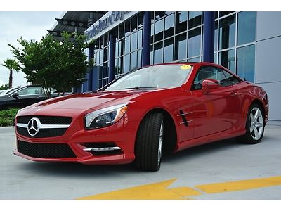 Sl550 convertible 4.6l nav turbocharged rear wheel drive power steering abs