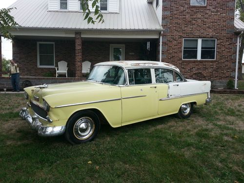 1955 chevrolet bel air base sedan 4-door 3.8l
