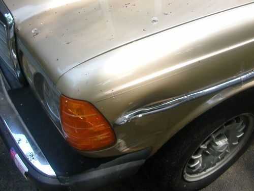 Mercedes Benz 300TD Wagon, vintage 1985, gold, image 5