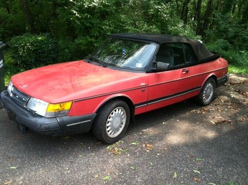 1991 saab 900 s convertible 2-door 2.1l