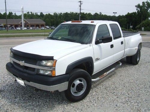 2004 chevrolet silverado 3500 crew cab drw 4x4 diesel