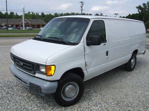 2004 ford e350 super cargo van diesel security rear ac