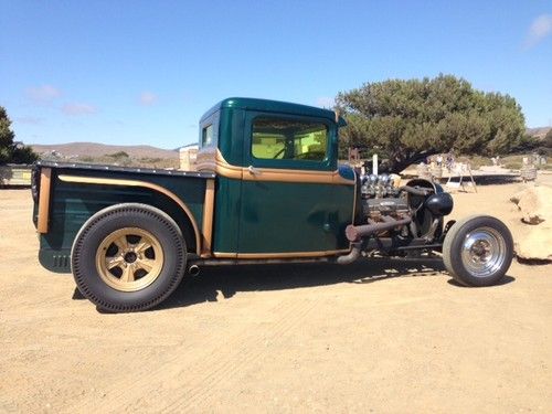 1934 ford truck pickup hot rod rat chopped and channeled