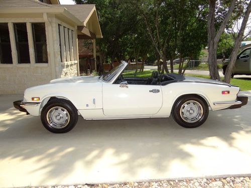 1976 triumph spitfire base convertible 2-door 1.5l