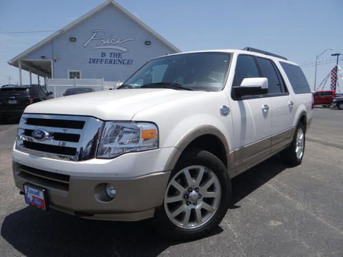2012 ford expedition el king ranch 4wd sunroof rear backup camera navigation