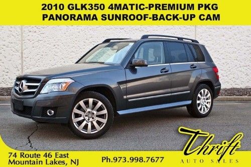 2010 glk350 4matic-premium pkg-panorama sunroof-back-up cam