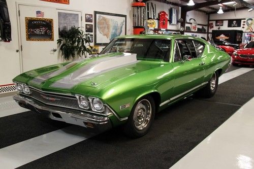 1968 chevelle pro street ss clone car 454ci tubbed roll cage excellent paint