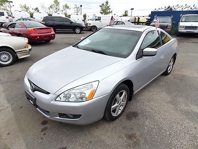 2004 honda accord cpe 131k ex 5 spd manual w/ black leather sporty