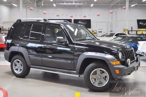 2005 jeep liberty renegade 4x4, auto, roof rack, cd, cruise, leather steering