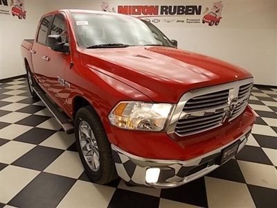 2wd crew cab 140.5 flame red 5.7l v8 hemi big horn pkg remote start rambox