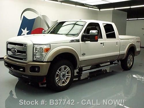 2011 ford f-250 king ranch crew 4x4 diesel sunroof nav texas direct auto