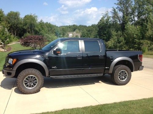 2011 ford f-150 svt raptor crew cab pickup 4-door 6.2l