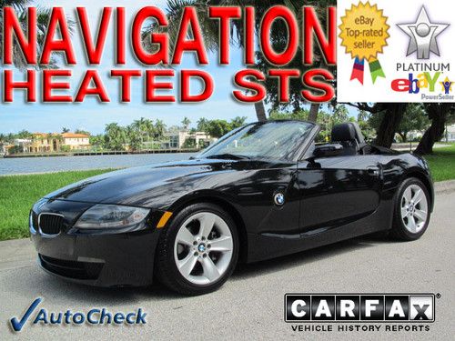 2006 06 bmw z4 3.0i convertible * navigation * hot sts * sport * roadster * fl *