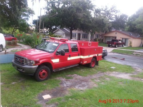 2004 ford f450 fire rescue utility truck