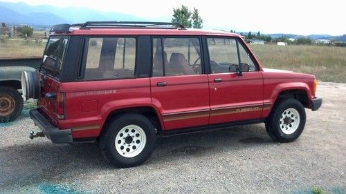 1986 isuzu turbo diesel 4x4 trooper: very nice body, clean, very rare survivor!