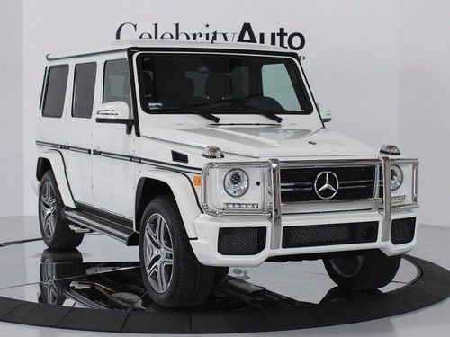 2013 mercedes benz g63 amg arctic white/blk