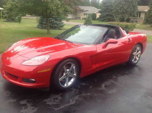 2007 chevrolet corvette 6-speed manual; original owner; factory warranty