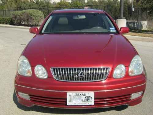 2001 lexus gs300 maroon base sedan 4-door 3.0l