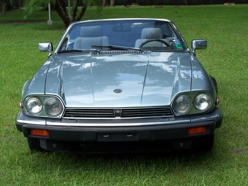 Beautiful blue 1990 jaguar xj-s convertible; 79k; excellent! no reserve!