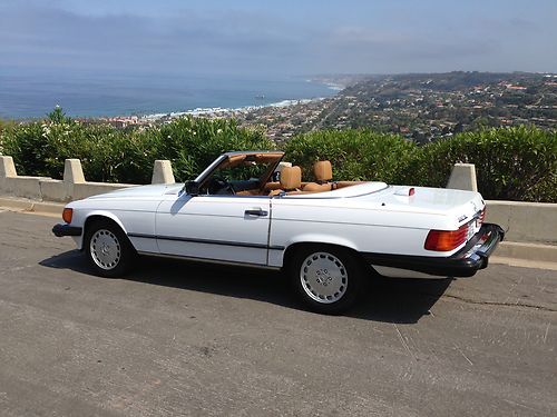 Original 13,000 mile 1987 560sl white/tan