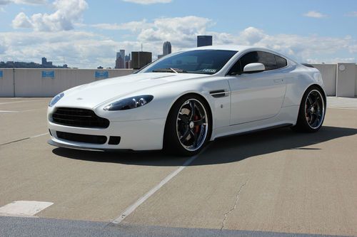 2008 aston martin v8 vantage "white kinght in european car magazine" many upgrad