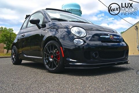 Fiat 500 abarth cabrio convertible custom 695 carbon fiber customized like new