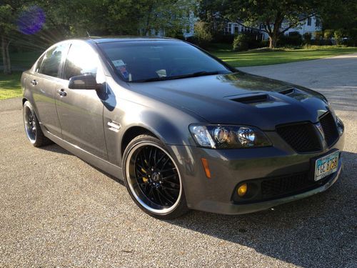 2009 pontiac g8 v6 3.6l loaded all records 2nd owner 47k miles tsw 20" wheels