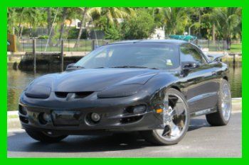 1999 pontiac firebird transam t tops leather no reserve sharp car cold ac