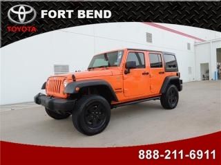 2013 jeep wrangler unlimited 4wd 4dr sport abs alloy wheels bluetooth
