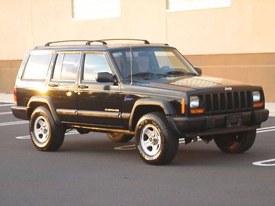 1998 97 99 00 01 jeep cherokee sport 5speed manual rare non smoker no reserve!!!