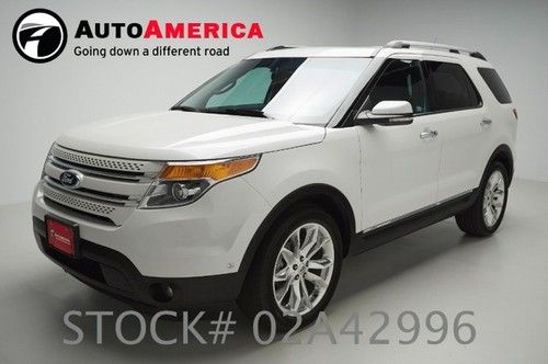 30k low miles ford explorer limited leather nav rear buckets power 3rd row