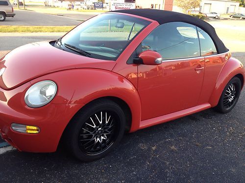 2003 volkswagen beetle gls convertible 2-door 2.0l