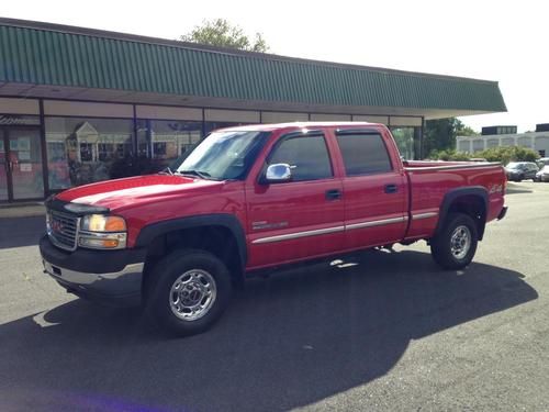 1 owner  sle - 4x4 - crew cab - 6.6l duramax turbo diesel - allison - no reserve