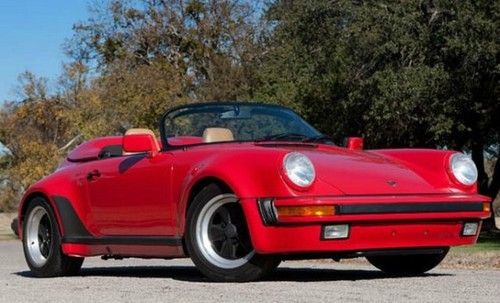 1989 porsche speedster red cashmere under 6k miles !