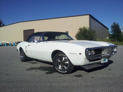 1967 firebird convertible cameo ivory, with parchment interior
