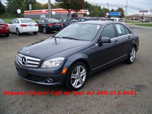 2011 mercedes-benz c300 4matic luxury 4 door 3.0l v6 moonroof heated lthr clean